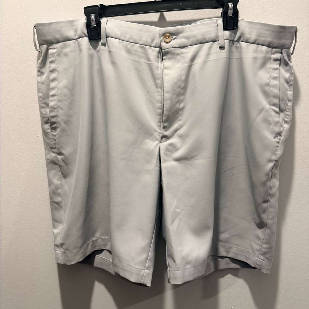 Peter Millar Classic Gray Flat Front Shorts